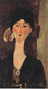 Amedeo Modigliani, Beatrice Hasting in Front of a Door (mk39)